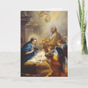 Religiös födelse för julkort av Jesus Helgkort