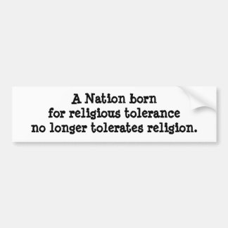 Religiös frihet bildekal