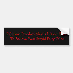 Religiös frihet bildekal