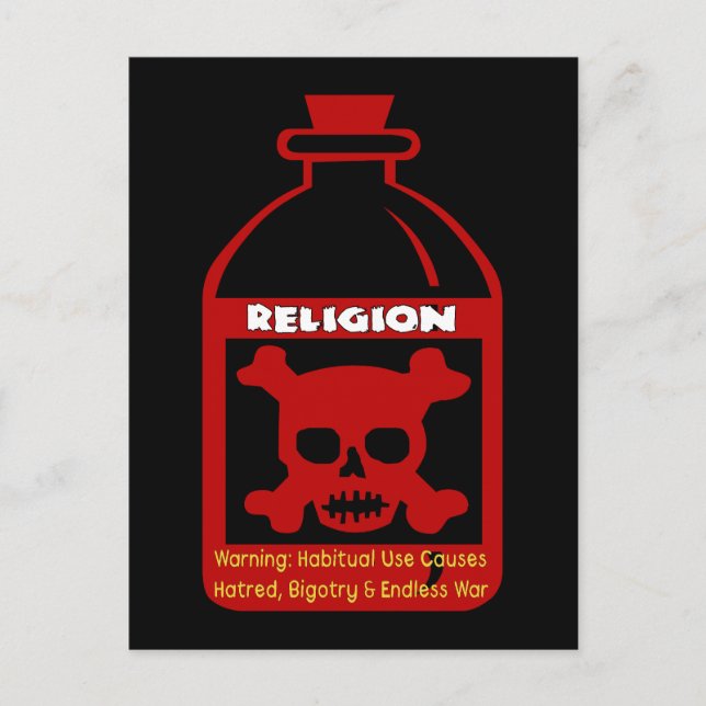 Religiös gift vykort (Framsida)