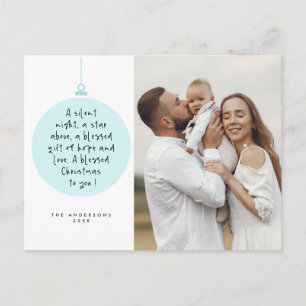 Religiös, God Jul, Kristet Familjefoto Vykort