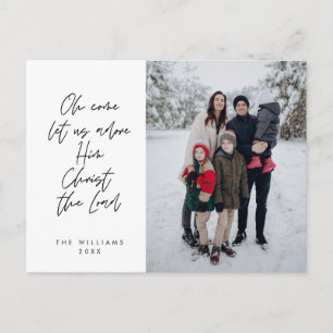 Religiös, God Jul, Kristet Familjefoto Vykort