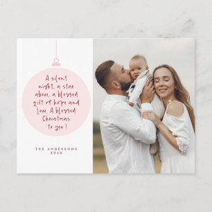 Religiös, God Jul, Kristet Familjefoto Vykort