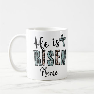 Religiös Han är Uppstånden Kaffe Mugg