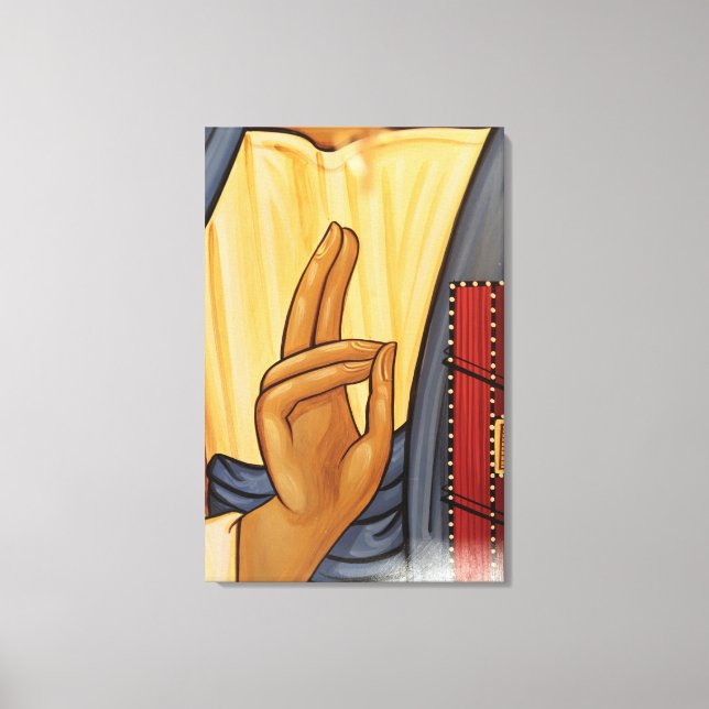 Religiös handsignalkonst canvastryck (Framsida)