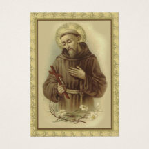 RELIGIÖS HELGON FRANCISKUS ASSISI BÖN PRÄST