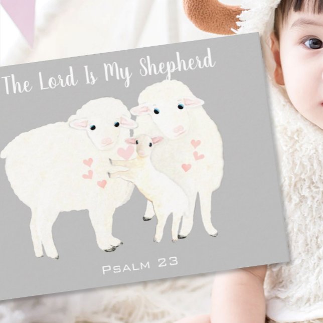 Religiös Herren är min herde Psalm 23 Vykort (Skapare uppladdad)