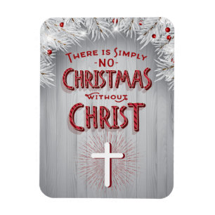 Religiös jul - ingen jul utan Kristus Magnet