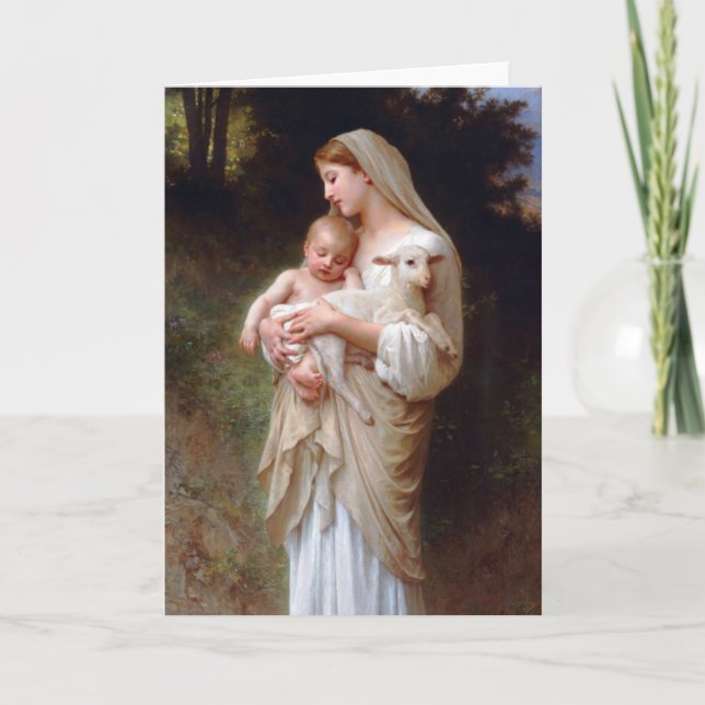 Religiös julkort helgkort (Framsida)