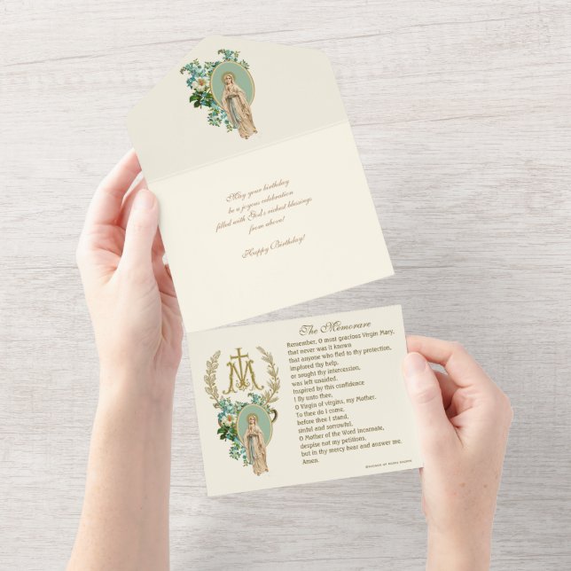 Religiös jungfru Maria Lourdes födelsedag (Avrivbar del)