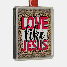Religiös kärlek som Jesus-ornament