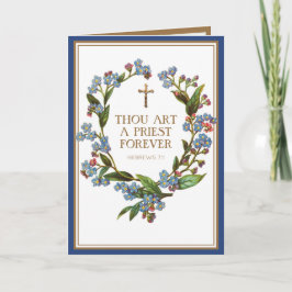 Religiös katolsk prästvigning årsdag  kort