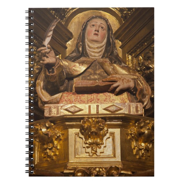 Religiös konst föreställande Santa Teresa Anteckningsbok (Framsidan)