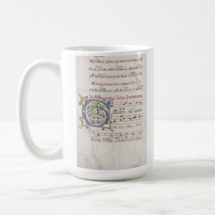 religiös kristen bibelmanuskriptkonst kaffemugg