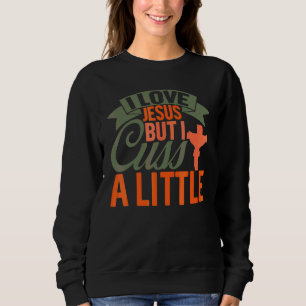 Religiös kristen jag älskar Jesus men jag svär en  T Shirt