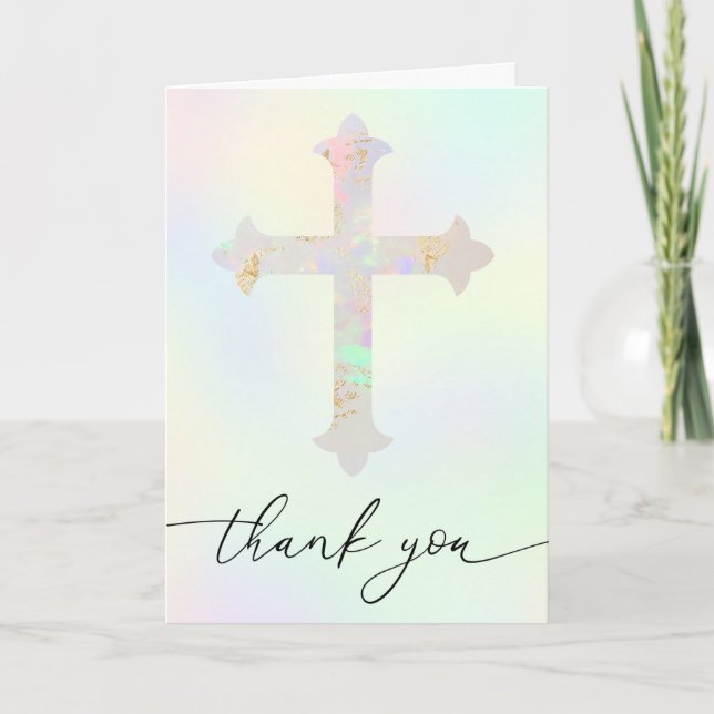 religiös kristen tackkort (Framsida)
