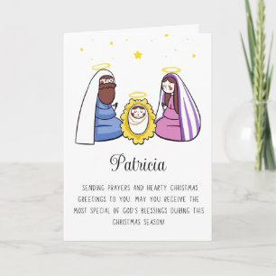 Religiös Med Namn God Jul Helgkort