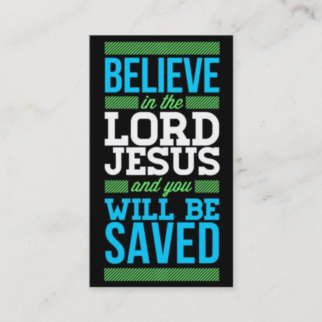 Religiös religion kristen pastor kristendom visitkort (Framsida)