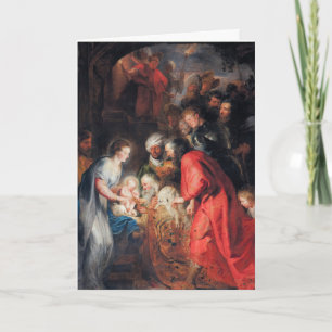 Religiös Rubens Jesus Jungfru Maria Josef Helgkort