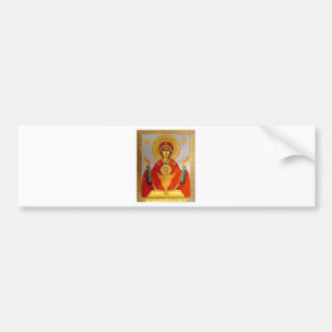 religiös symbol heliga mary och barn bildekal