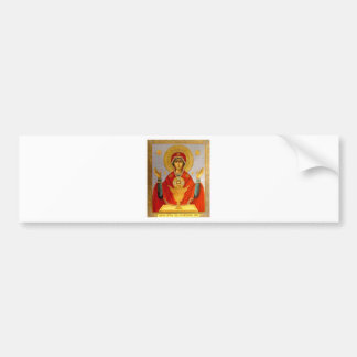 religiös symbol heliga mary och barn bildekal
