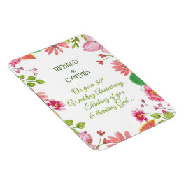 Religiösa 30:e årsdagen för Bröllop Magnet