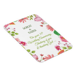 Religiösa 35e Bröllop-årsdagen Magnet