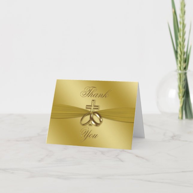 Religiösa 50:e Bröllop-årsdagen Tack (Framsida)