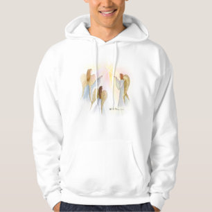 Religiösa Änglar Personlig Hoodie