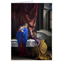 Religiösa Annunciation Virgin Mary Memorare Prayer Hälsningskort
