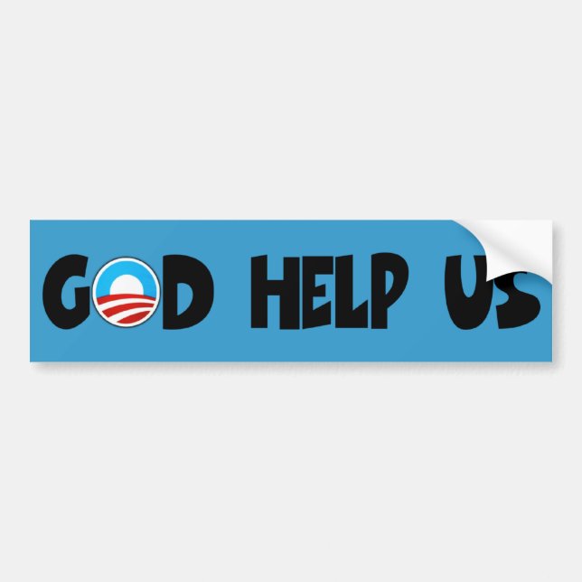 Religiösa anti Obama Bildekal (Framsidan)
