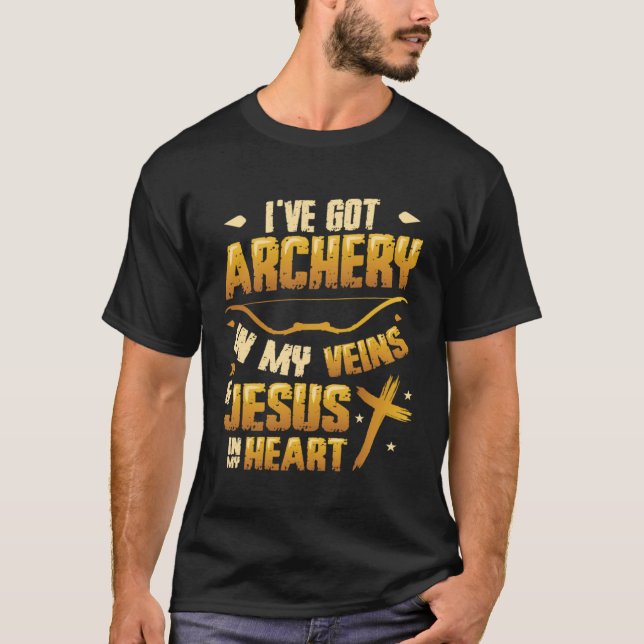 Religiösa Archer Bowman Archery 1 T Shirt (Framsida)