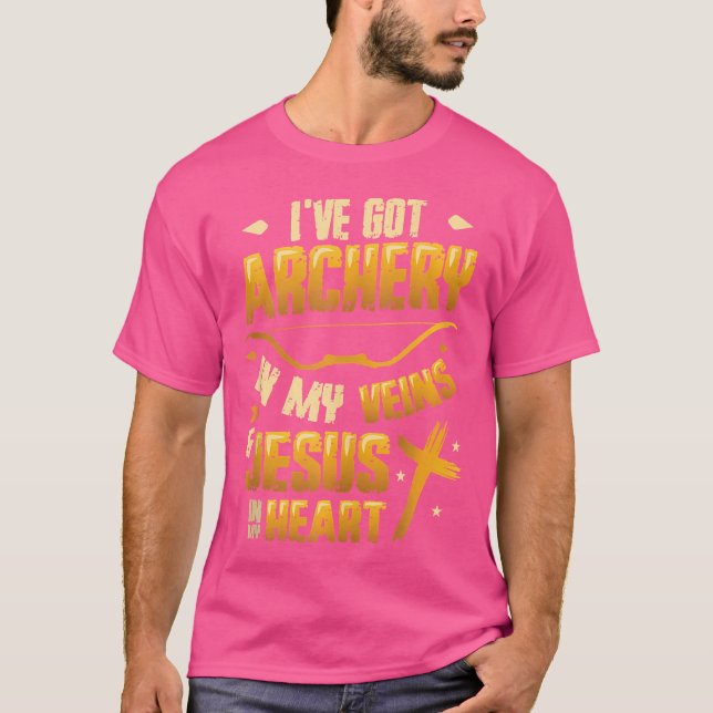 Religiösa Archer Bowman Archery T Shirt (Framsida)