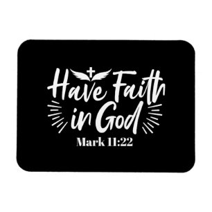 Religiösa Art: Ha tilltro till guds skriptutformni Magnet