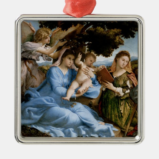 Religiösa Art-ornament Julgransprydnad Metall (Framsidan)