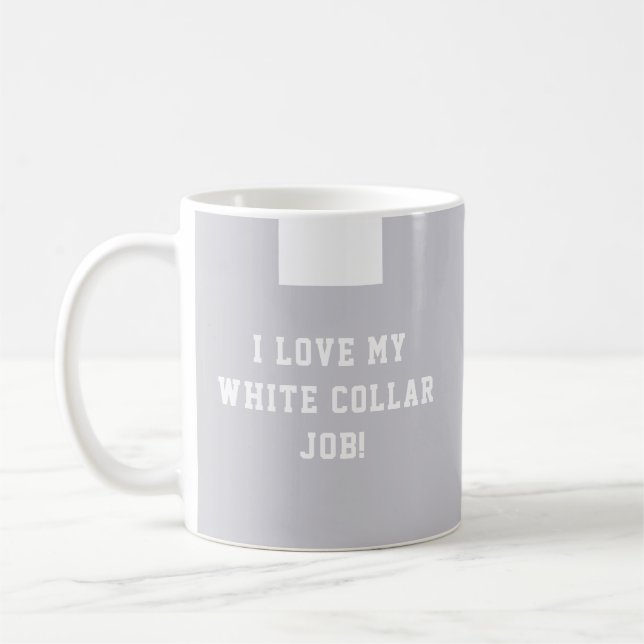 Religiösa av katolska Deacon Clergy White Collar Kaffemugg (Vänster)