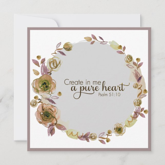 Religiösa av utandningsblommor Greenery Blommigt (Framsida)