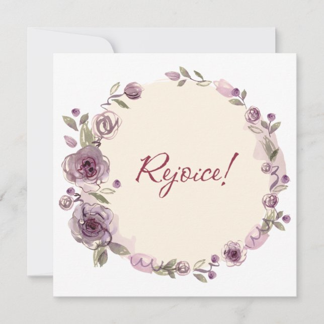 Religiösa av utandningsblommor Greenery Blommigt (Framsida)