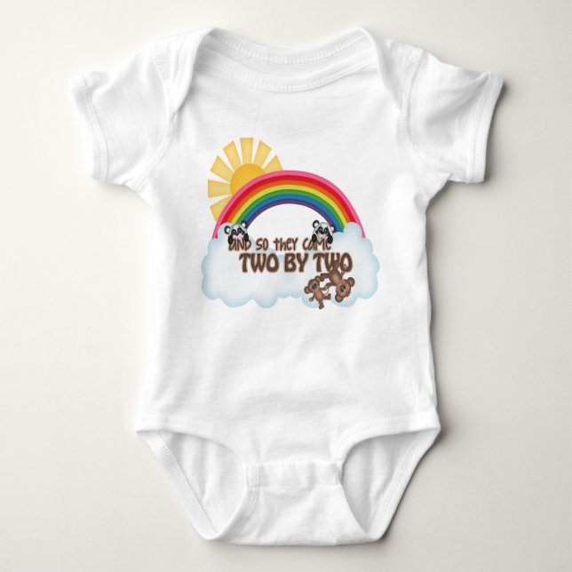 Religiösa Baby Jersey Bodykostym Tee Shirt (Framsida)
