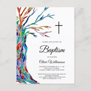 Religiösa Baptism - vykort för julhälsning