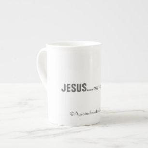 Religiösa Benporslin Mugg