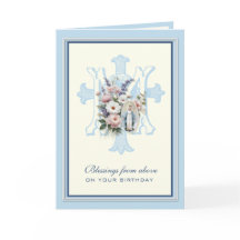 Religiösa Birthday Virgin Mary Blommigt