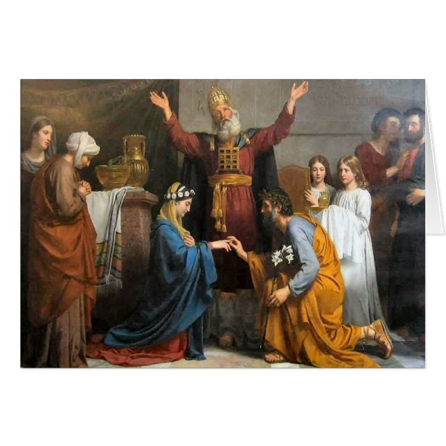 Religiösa Bröllop-kort Hälsningskort (Framsidan Horizontal)