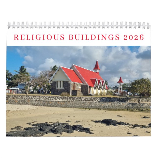 Religiösa byggnader 2026 kalender (Omslag)