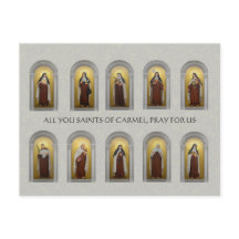 Religiösa Carmelite Saints Paintings Nun Priest