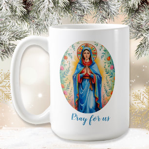 Religiösa Catholik Mary Kaffemugg