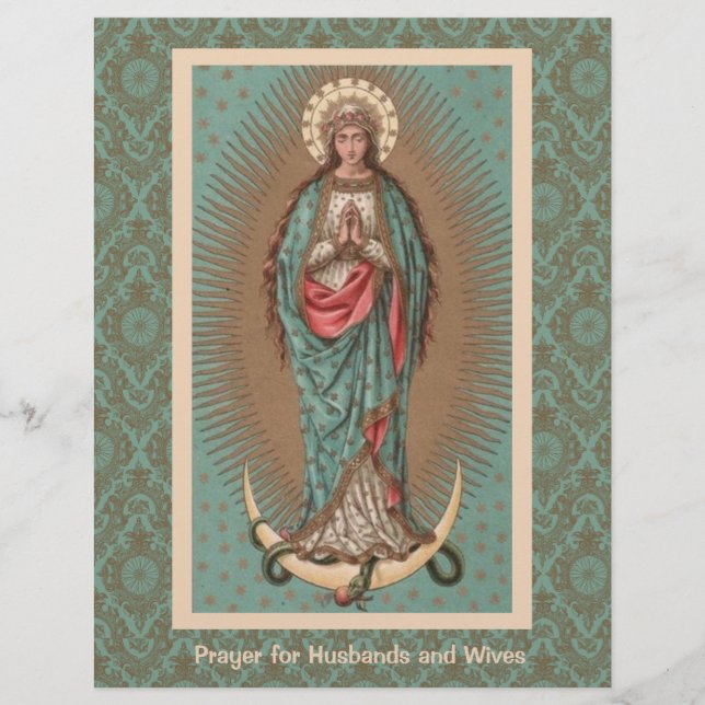 Religiösa Catholik Mary Prayer Make & Wives (Framsida)
