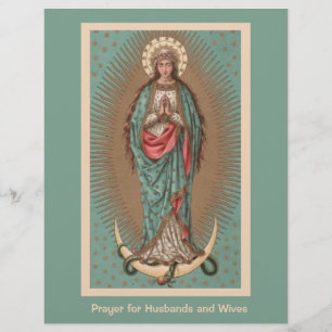 Religiösa Catholik Mary Prayer Make & Wives