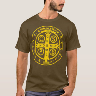 Religiösa Catholik St Benedict Medal T Shirt