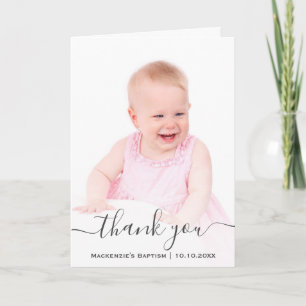 Religiösa Christening Baptism Communion Christian Tack Kort